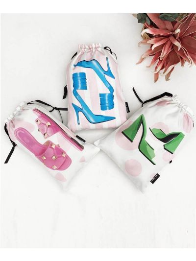 Women's Shoe Bags {color pops} - pack of 3