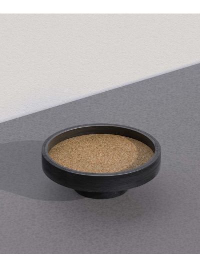 Black Round Podium Tray