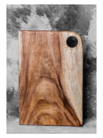 Rustic wooden serving platter