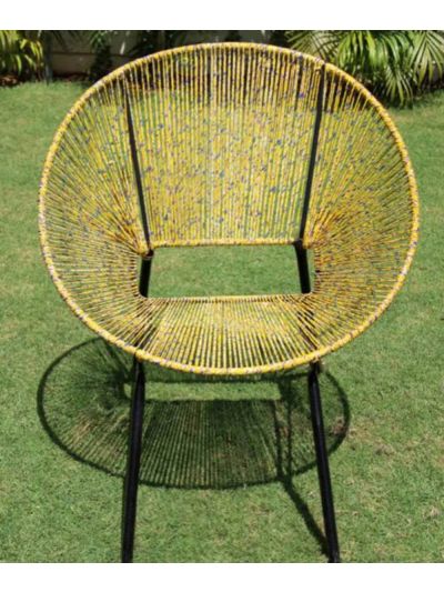 Glitz Upcycled Plastic Lounge Chair