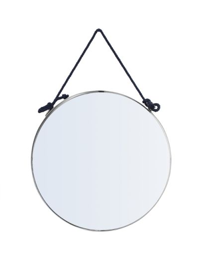 SS Von Strap Round Mirror