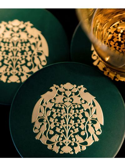 MALHAR COASTERS (GREEN)