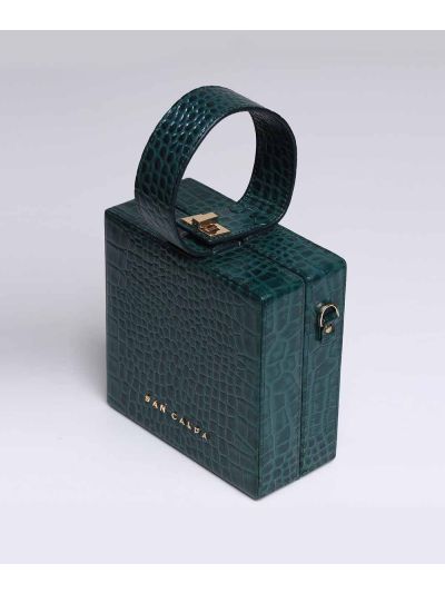 Sophie Green Leather box bag