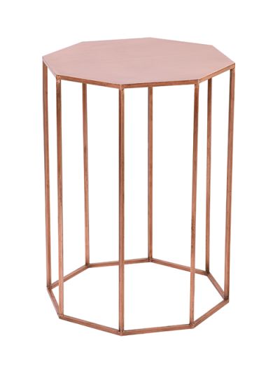 Lucida End Table: Copper