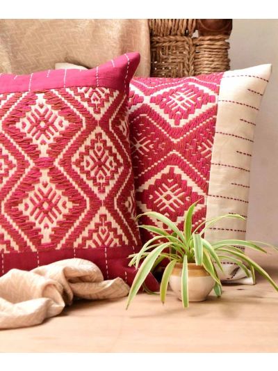 Saqaafat handwoven cushions: Set of 2