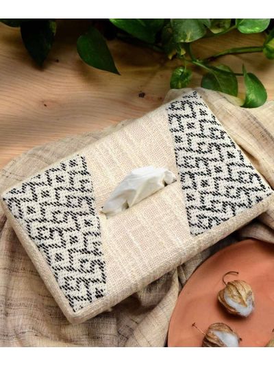 Paragon handwoven tissue box
