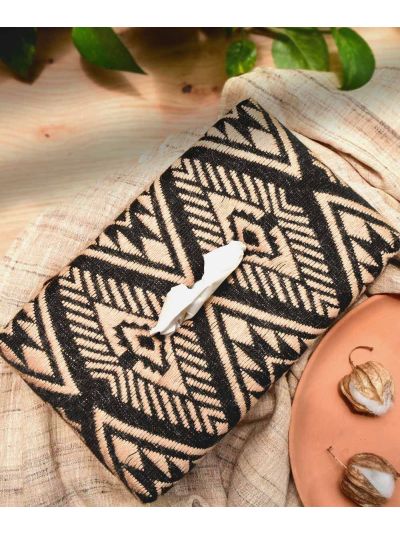 Lionhearted handwoven tissue box