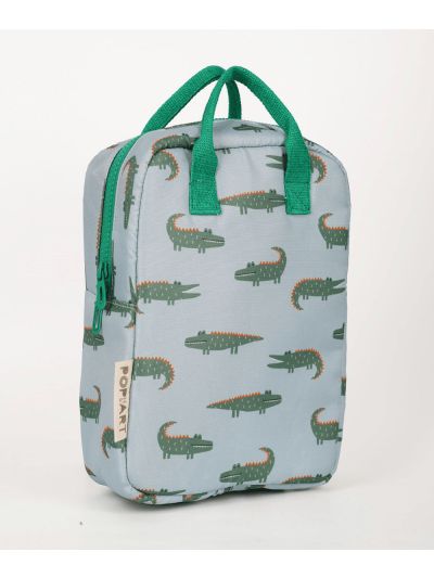 Crocodile Print Kids Daily Backpack 