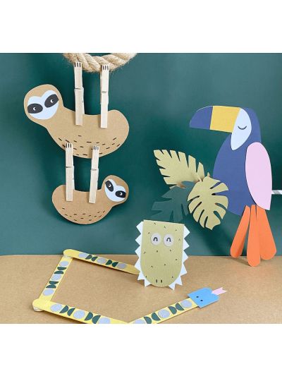 DIY Craft Box - Tropical Rainforest