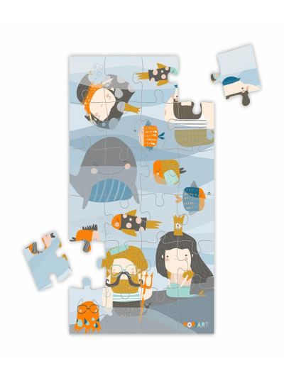 Land and Water Reversible Puzzle 