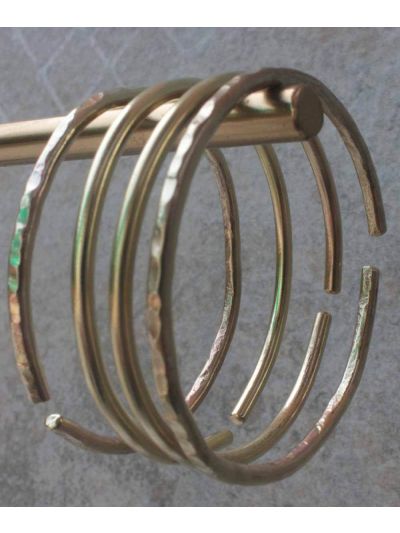 Bold Brass Bangles – Handcrafted Statement Set