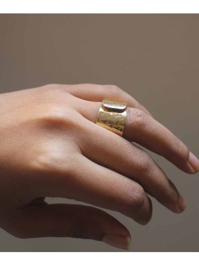 Stippling Band Ring