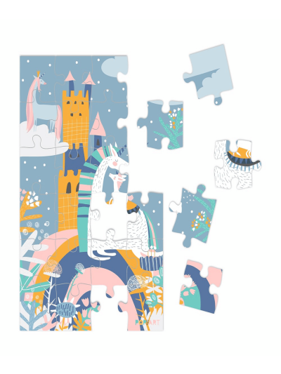 Unicorns and Dinosaurs Reversible Puzzle 