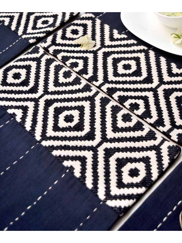 Saptami Table Mat Handmade Embroidered Table Mats: Enhance the Beauty of Your Dining ...