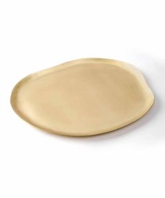 Fried Egg Brass Platter