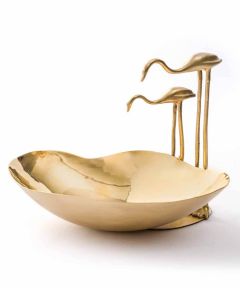 Flamingo Brass Bowl