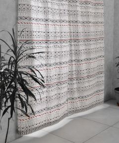 Denmark Red Tassles Curtain