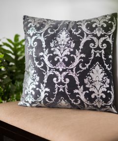 Navroz Silver Motifs Cushion Cover