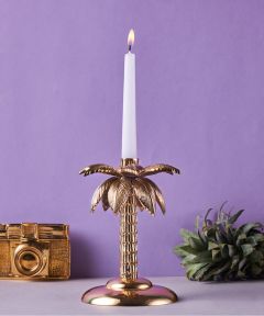 Tropical Palm Candle Stand