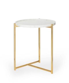 Tri Metal Side Table