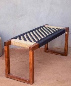 Sadabahar Cotton Wooden Bench
