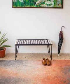 Tri Galore Recycled Cotton Metal Bench