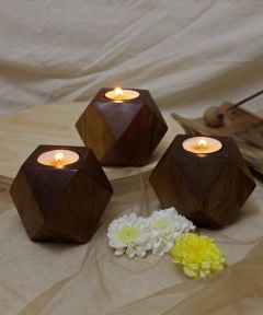 Faceted Cube Tea-Lights