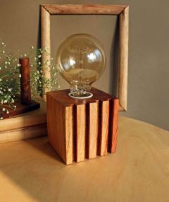 Grooved Cube Lamp