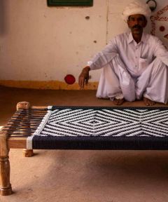 Diamond Cotton Charpai