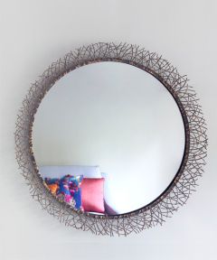 Twiggy Round Mirror