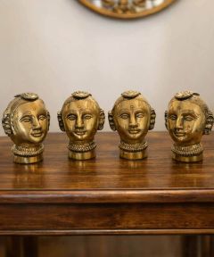 Brass Gauri Head