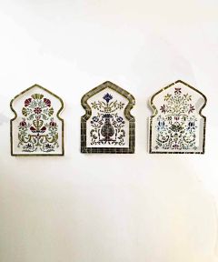Jharokha Thikri Wall Frames: Set of 3