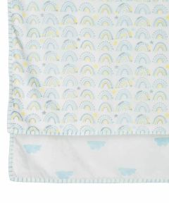 Cloud + Rainbows Dohar- Pigeon Blue