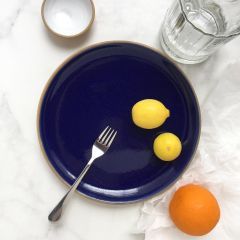 Coupe Dinner Plate: Cobalt