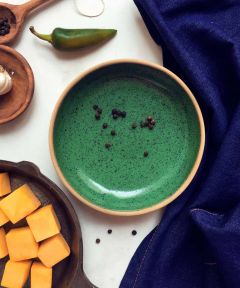 Coupe Salad Bowl: Speckled Green
