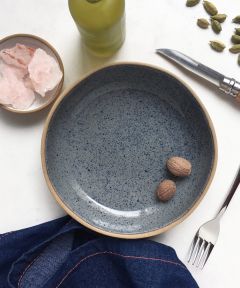 Coupe Salad Bowl: Speckled Stone