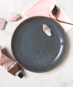 Coupe Side Plate: Speckled Stone