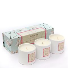 Dessert scented candles: Set of 3