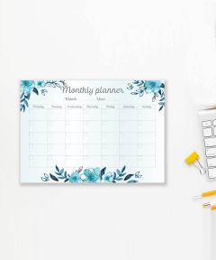 Floral Monthly planner
