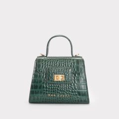 Kally Mini Green Leather Handbag