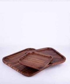Sheesham wood square platter