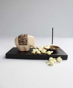 Haathi Incense Holder: Ivory