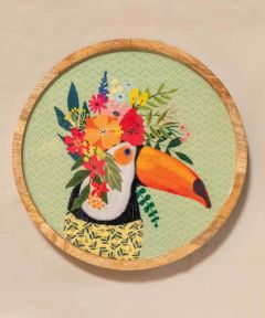 Decorative Wall Plate Toucan