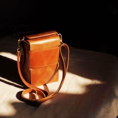 Esmerelda - A Leather sling bag and a pouch