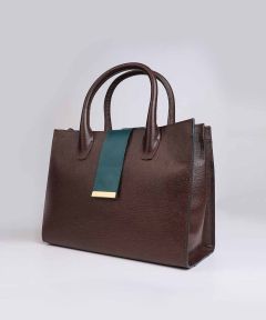 Diana Handbag: Brown and Green