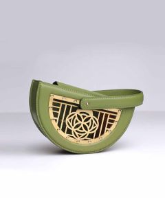 Luna Green Clutch Bag