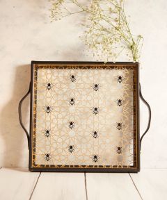 Bee accent Tray: Square