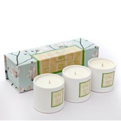 Spa candles: Set of 3