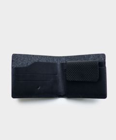 TYPE 1 BLACK - LEATHER BIFOLD WALLET