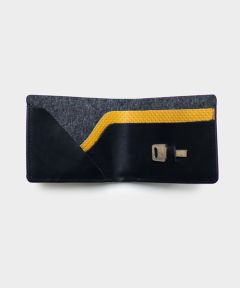 TYPE 2 BLACK - MEN'S LEATHER WALLET